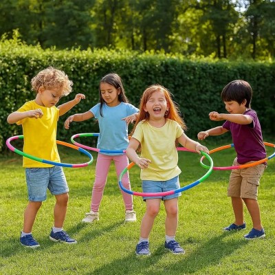 Aro Hula Hula Desmontable Niños Juguete Colores