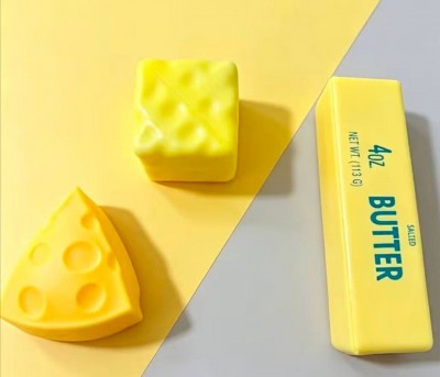 Set Quesos Mantequilla Anti Estrés Juguete