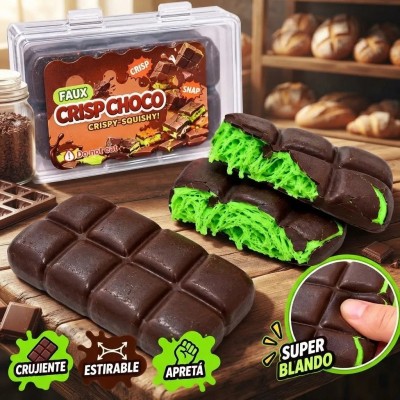 Juguete Chocolate Flexible Antiestrés Crocante