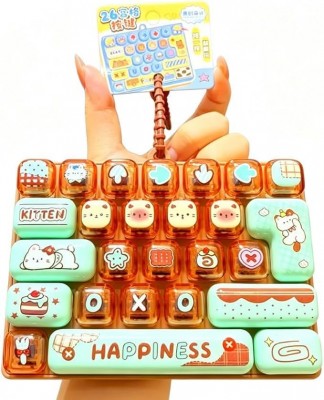 Mini Teclado Antiestrés Llavero Pulsación Botones