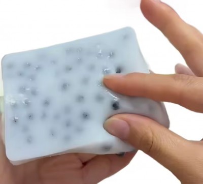 Juguete Sensorial Textura Suave Exprimir Granos