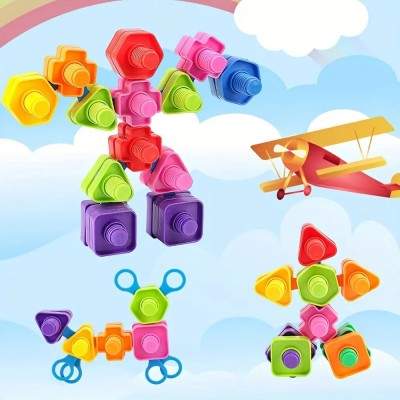 Juego Tuercas Y Tornillos Construcción Educativo