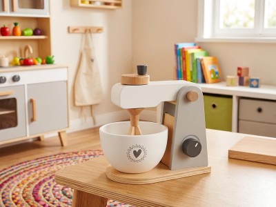 Batidora Juguete Madera Cocina Niños