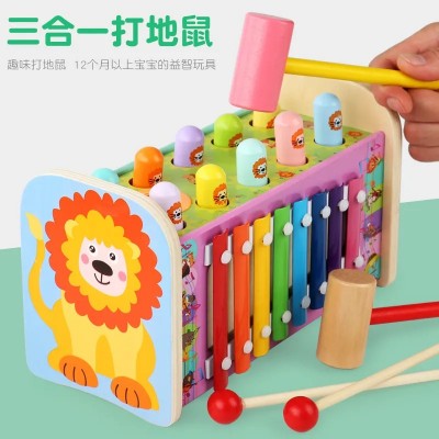 Juguete Montessori De Madera Didáctico Laberinto 3 En 1