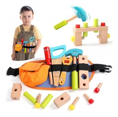 Kit Cinturon De Herramientas De Construccion Para Niños