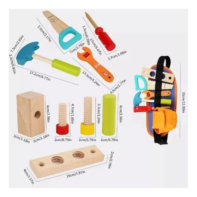 Kit Cinturon De Herramientas De Construccion Para Niños