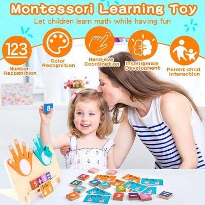 Juego Didactico Compatible Contar Numeros Con Dedos Niños