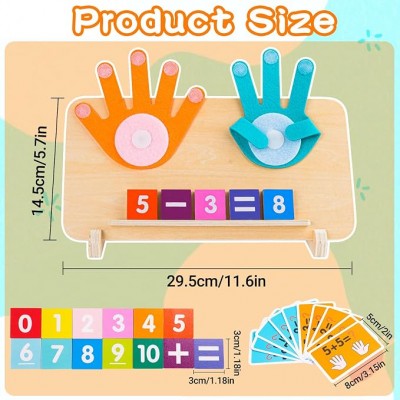 Juego Didactico Compatible Contar Numeros Con Dedos Niños