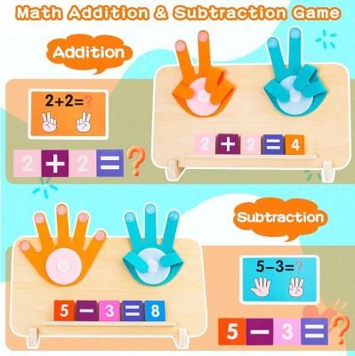 Juego Didactico Compatible Contar Numeros Con Dedos Niños