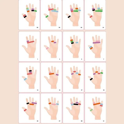 Juguete Didactico Juego Patrones De Anillos