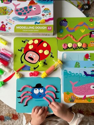 Plastilina Set Colores Masa Modelar Niños