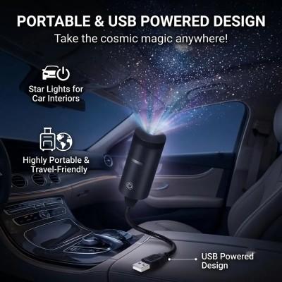Proyector Galaxia Usb Luz Estrellas Led Ambiente Dormitorio