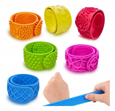 Set Pulseras Antiestrés Sensorial Texturizadas