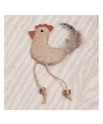 Juguete Sensorial Gallina Cuerda Niños Estimulación