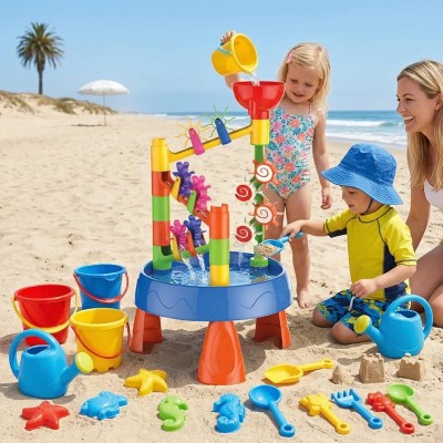 Rueda De Agua Forma De Embudo, Mesa De Playa, Portátil