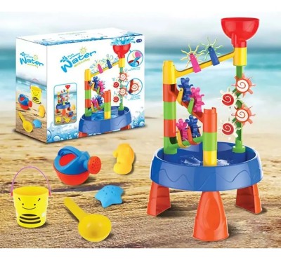 Rueda De Agua Forma De Embudo, Mesa De Playa, Portátil