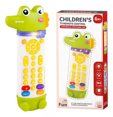 Control Remoto Juguete Bebe Con Luz Sonido Y Mordedor