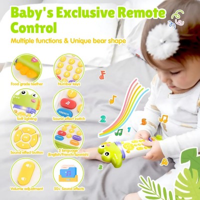 Control Remoto Juguete Bebe Con Luz Sonido Y Mordedor
