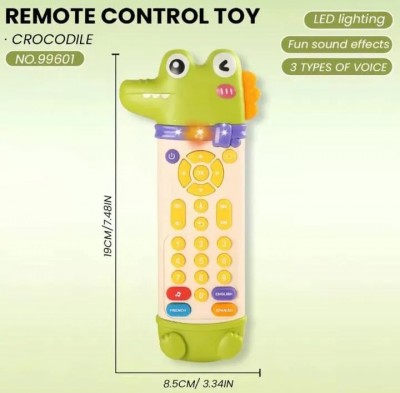 Control Remoto Juguete Bebe Con Luz Sonido Y Mordedor