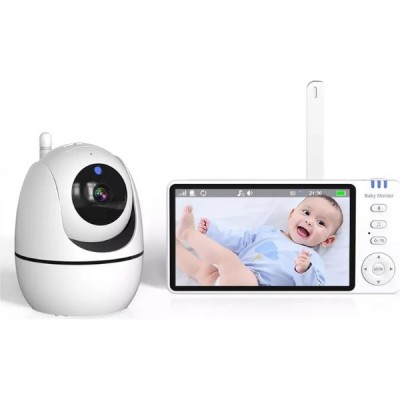 Cámara Monitor Bebé Con Pantalla Visión Nocturna Audio