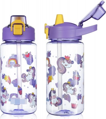 Botella De Agua Infantil Con Bombilla Niños