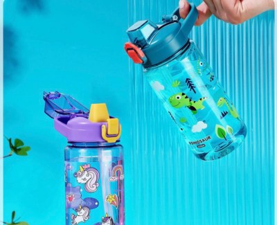 Botella De Agua Infantil Con Bombilla Niños