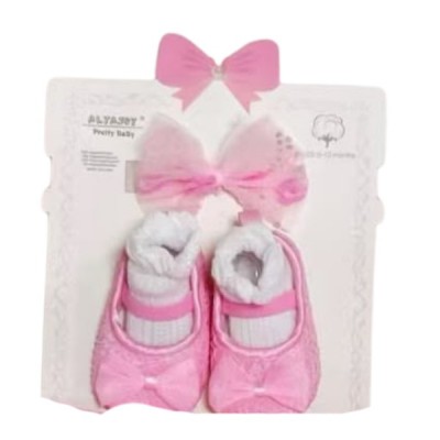 Set Tutu Zapatos Cintillo Bebé Niña
