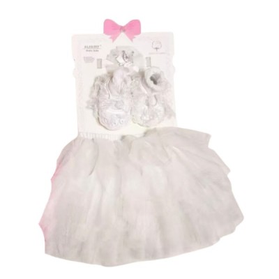 Set Tutu Zapatos Cintillo Bebé Niña